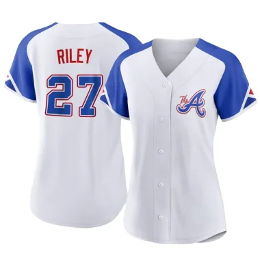 Austin Riley Women's Replica Atlanta Braves White 2023 City Connect Jersey