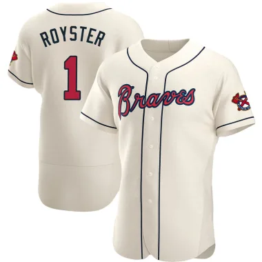 Jerry Royster Men's Authentic Atlanta Braves Cream Alternate Jersey