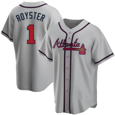 Jerry Royster Men's Replica Atlanta Braves Gray Road Jersey